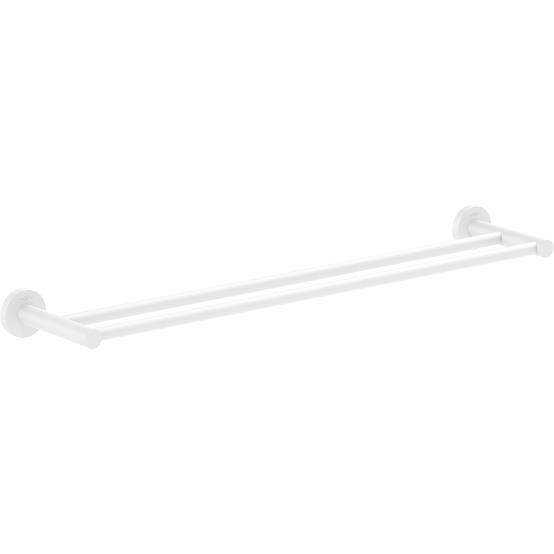 Mexen Ovio kettős törölközőtartó, fehér - 70A19547-20