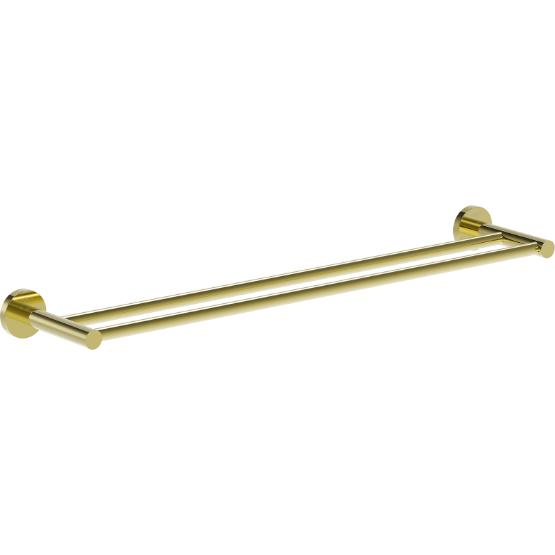 Mexen Ovio suport dublu pentru prosoape, auriu - 70A19547-50