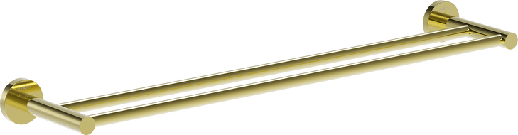 Mexen Ovio dupla törölközőtartó, arany - 70A19547-50