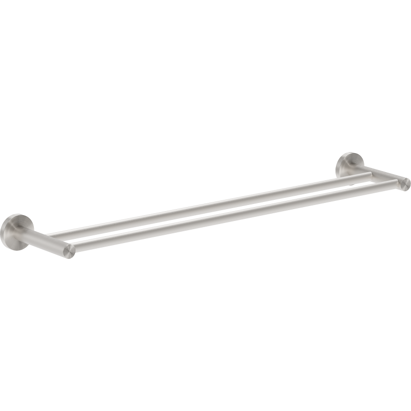 Mexen Ovio dupla törölközőtartó, matt nikkel - 70A19547-97