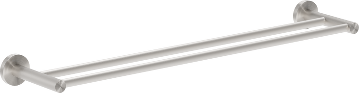 Mexen Ovio dupla törölközőtartó, matt nikkel - 70A19547-97
