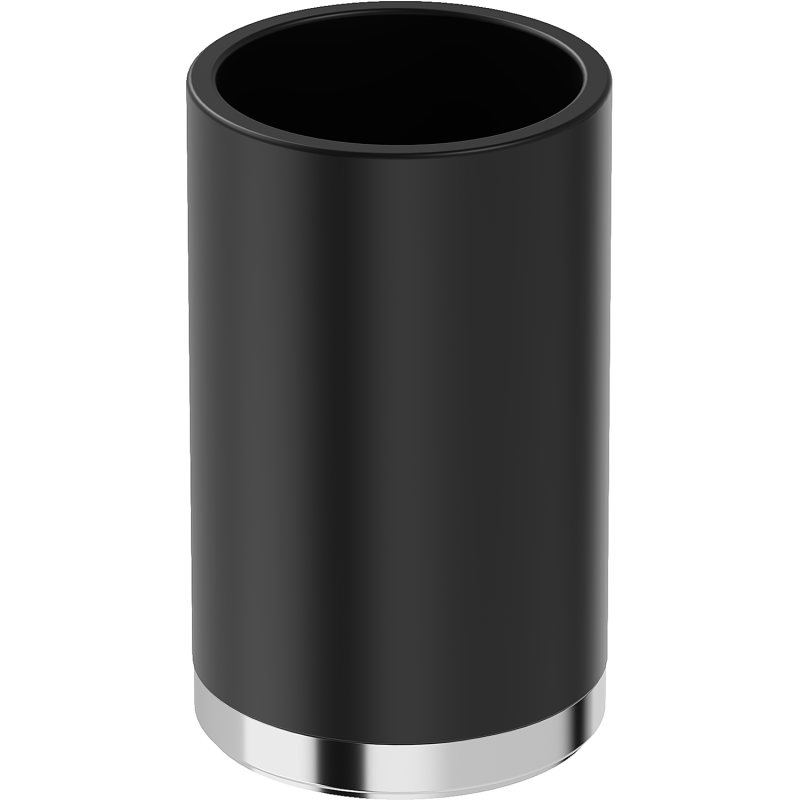 Mexen Triv suport pentru periuțe de dinți, negru/crom - 70A33053-00B