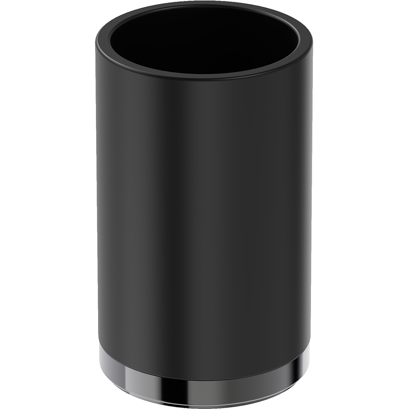 Mexen Triv suport pentru periuță de dinți, negru/negru crom - 70A33053-73B