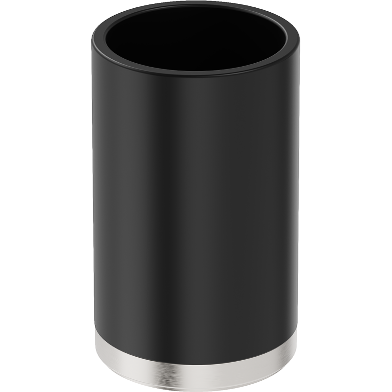 Mexen Triv suport pentru periuțe de dinți, negru/nichel periat - 70A33053-97B