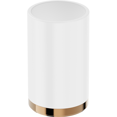 Mexen Triv suport periuță de dinți, alb/aur roz - 70A33053-60W