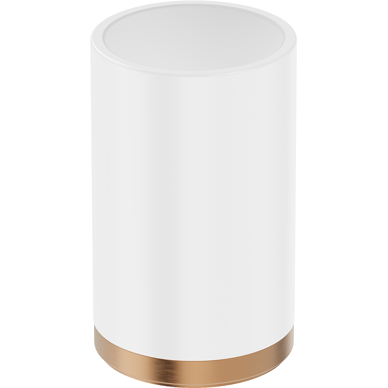 Mexen Triv suport pentru periuțe de dinți, alb/cupru periat - 70A33053-65W