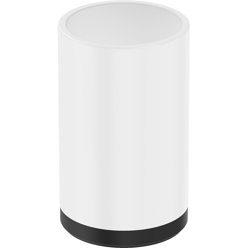 Mexen Triv szabadon álló fogkefetartó, fehér/fekete - 70A33053-70W