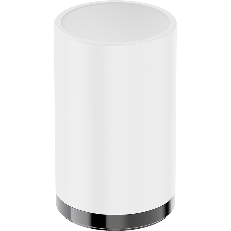 Mexen Triv pahar pentru periuțe de dinți, alb/negru cromat - 70A33053-73W