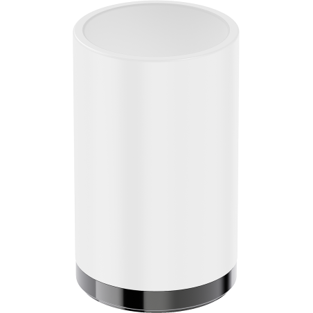 Mexen Triv pahar pentru periuțe de dinți, alb/negru cromat - 70A33053-73W