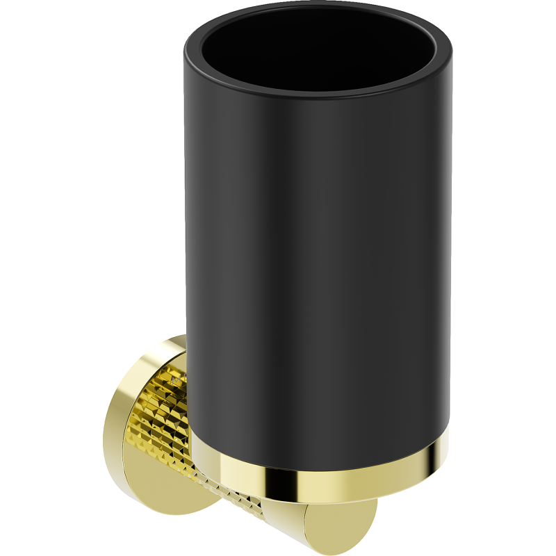 Mexen Triv pahar pentru periuțe de dinți, negru/auriu - 70A33051-50B