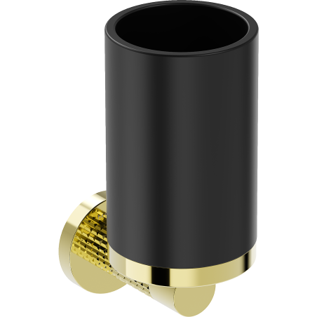Mexen Triv fogkefetartó, fekete/arany - 70A33051-50B