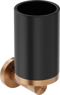 Mexen Triv fogkefetartó, fekete/kefézett réz - 70A33051-65B