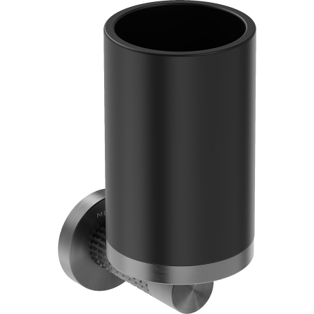 Mexen Triv fogkefetartó, fekete/gun gray matt - 70A33051-66B