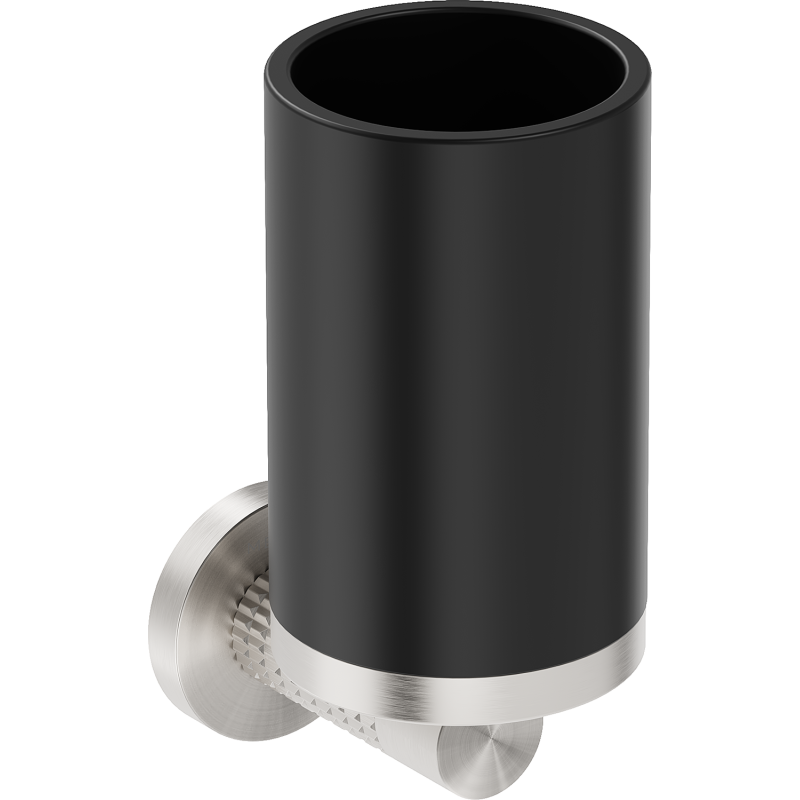 Mexen Triv pahar pentru periuțe de dinți, negru/nichel periat - 70A33051-97B