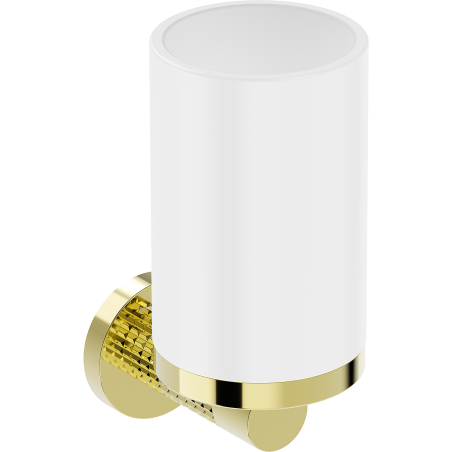 Mexen Triv suport pentru periuțe de dinți, alb/auriu - 70A33051-50W