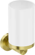 Mexen Triv fogkefe tartó, fehér/fényes arany - 70A33051-55W