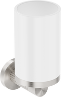 Mexen Triv fogkefetartó, fehér/kefe nikkelezett - 70A33051-97W