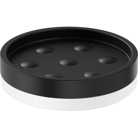 Mexen Triv săpuniere independentă, neagră/albă - 70A33057-20B