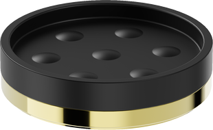 Mexen Triv álló szappantartó, fekete/arany - 70A33057-50B