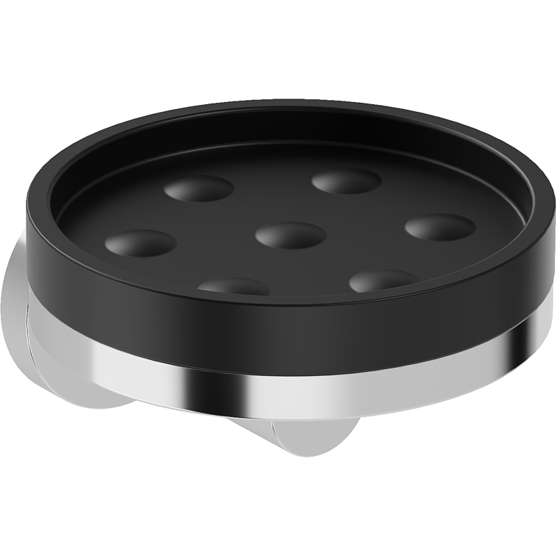 Mexen Triv săpunieră, negru/crom - 70A33055-00B