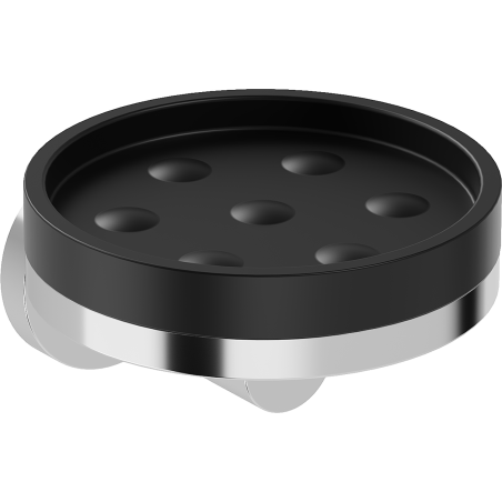 Mexen Triv săpunieră, negru/crom - 70A33055-00B