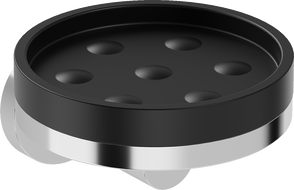 Mexen Triv săpunieră, negru/crom - 70A33055-00B