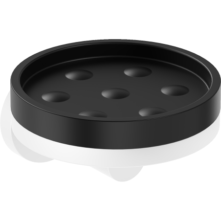 Mexen Triv săpunieră, negru/alb - 70A33055-20B