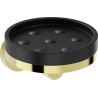 Mexen Triv szappantartó, fekete/arany - 70A33055-50B