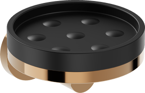 Mexen Triv săpunieră, aur roz/negru - 70A33055-60B