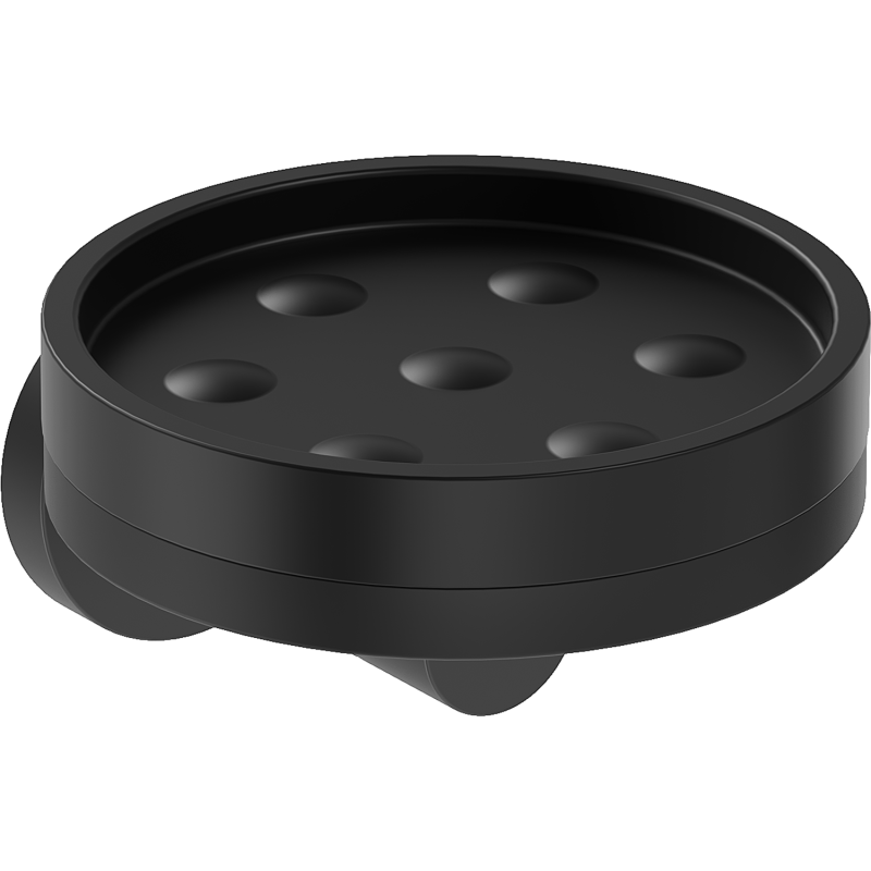 Mexen Triv săpunieră, neagră - 70A33055-70B