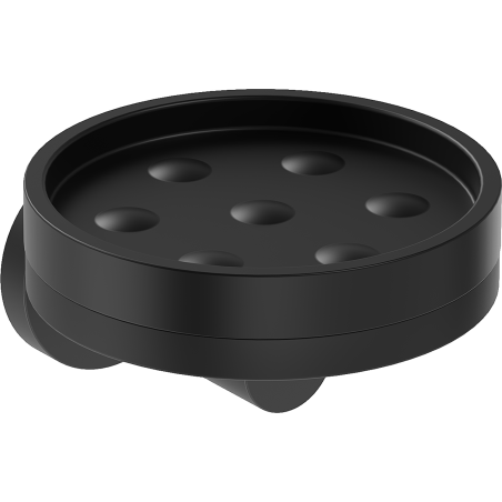 Mexen Triv săpunieră, neagră - 70A33055-70B