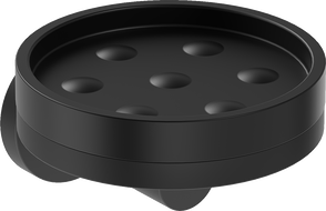 Mexen Triv szappantartó, fekete - 70A33055-70B