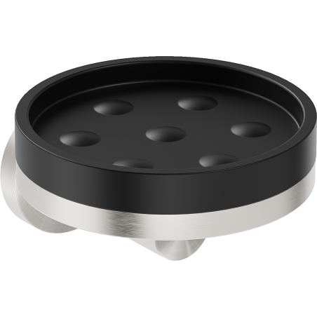 Mexen Triv săpunieră, negru/nichel periat - 70A33055-97B