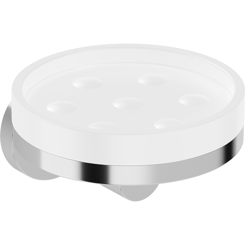 Mexen Triv suport săpun, alb/crom - 70A33055-00W