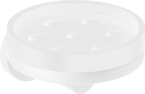 Mexen Triv szappantartó, fehér - 70A33055-20W