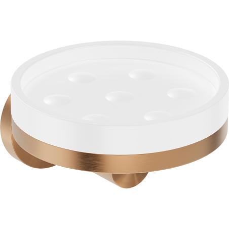 Mexen Triv săpunieră, albă/cupru periat - 70A33055-65W