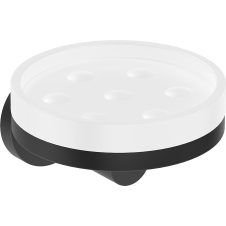 Mexen Triv săpunieră, albă/neagră - 70A33055-70W