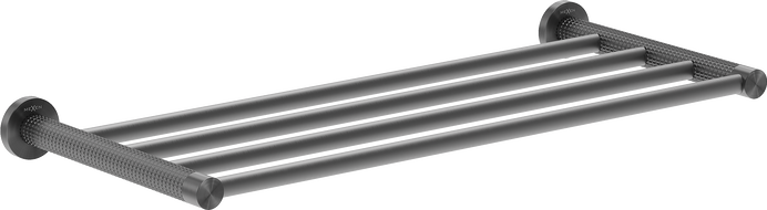 Mexen Triv törölközőtartó polc, gun gray szálcsiszolt - 70A33082-66