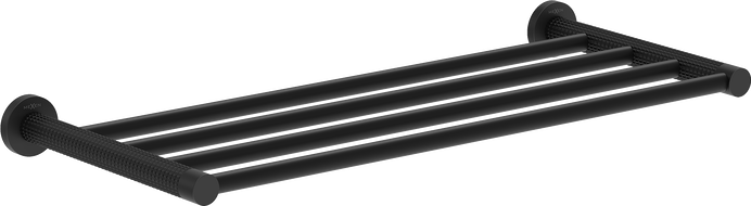 Mexen Triv fekete törölközőtartó polc - 70A33082-70