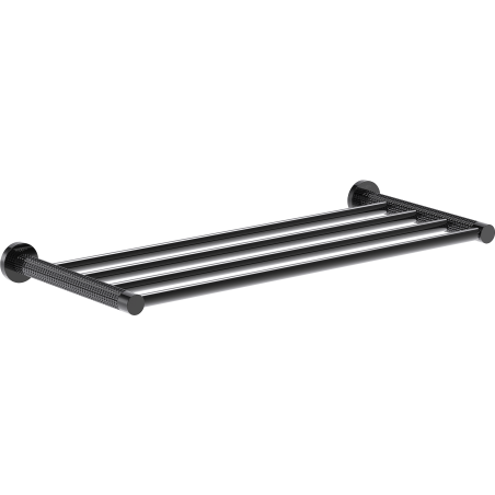 Mexen Triv raft pentru prosoape, crom negru - 70A33082-73