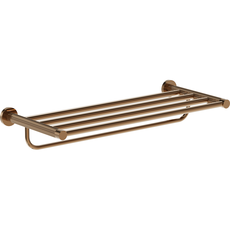 Mexen Triv raft pentru prosoape, aur roz - 70A33081-60