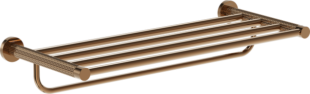 Mexen Triv raft pentru prosoape, aur roz - 70A33081-60