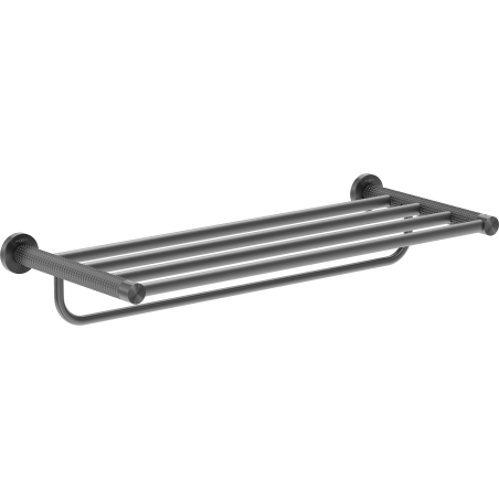 Mexen Triv raft pentru prosoape, gri închis periat - 70A33081-66