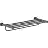 Mexen Triv raft pentru prosoape, gri închis periat - 70A33081-66