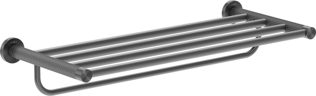 Mexen Triv törülközőtartó polc, matt szürke - 70A33081-66