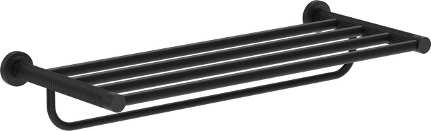 Mexen Triv fekete törölközőtartó polc - 70A33081-70