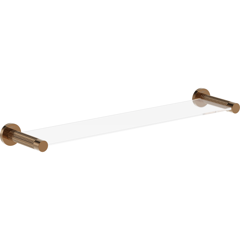 Mexen Triv raft de sticlă suspendat, aur roz - 70A33061-60