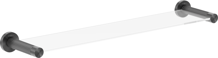 Mexen Triv függő üveg polc, csiszolt pisztolyszürke - 70A33061-66