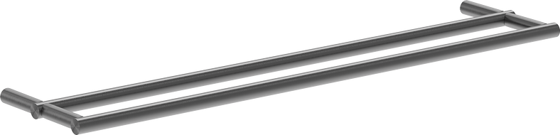 Mexen Loop kettős törölközőtartó, gun gray kefe - 70A71047-66