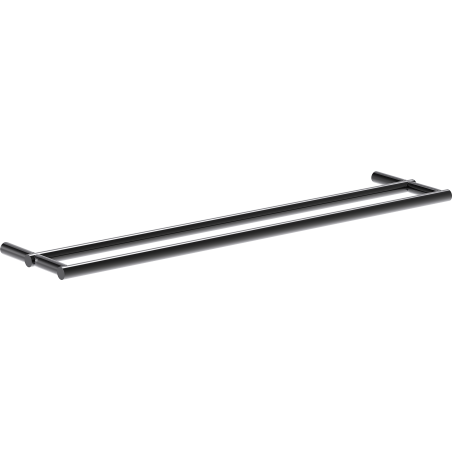 Mexen Loop cuier dublu pentru prosoape, black chrome - 70A71047-73